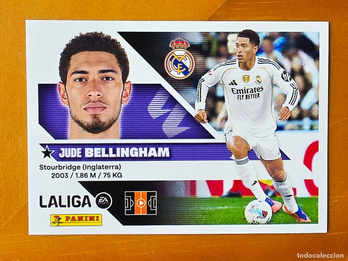 Cromos de f&uacute;tbol: 14 Jude Bellingham, Real Madrid, Panini Ediciones Liga Este 2026 2027 26 27 sin pegar