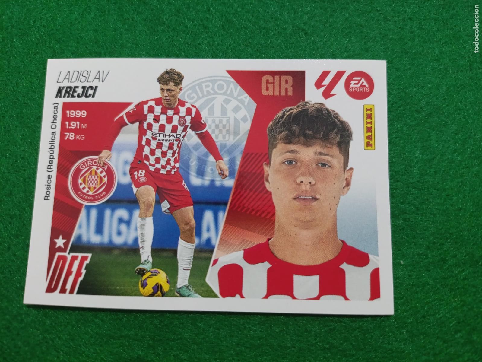 Fu&szlig;ball-Sticker: LIGA ESTE 2025 2026 GIRONA FC N&ordm; 8 KREJCI