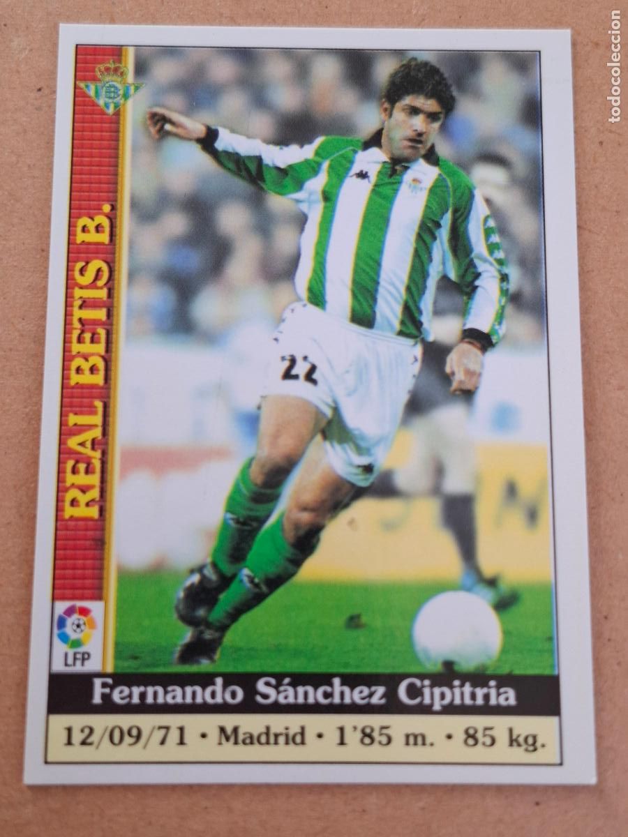 Fu&szlig;ball-Sticker: MUNDICROMO 1999 2000 99 00 - 194 FERNANDO ( BAJA ) - REAL BETIS