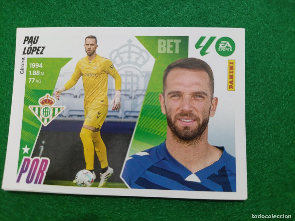 Cromos de f&uacute;tbol: LIGA ESTE 2025 2026 REAL BETIS N&ordm; 3 PAU L&Oacute;PEZ