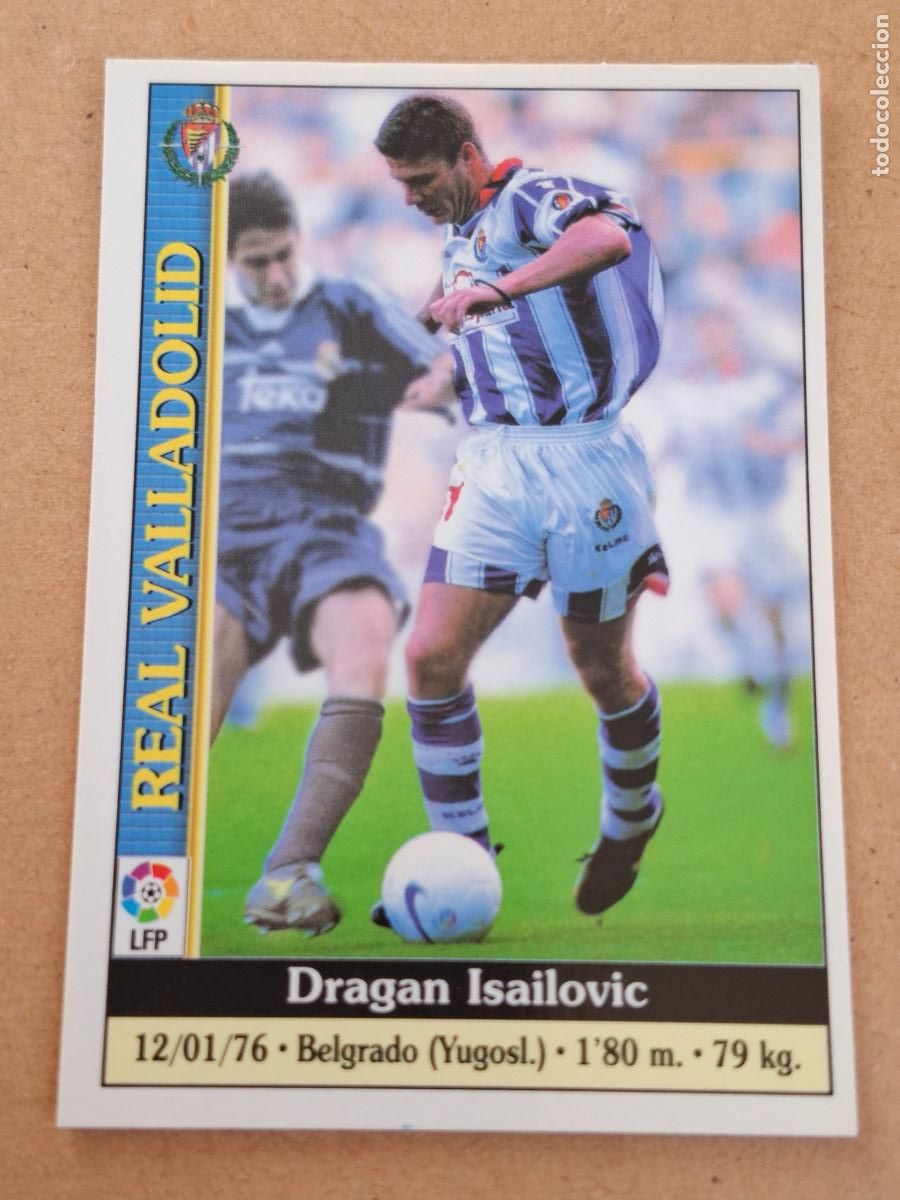 Cromos de f&uacute;tbol: MUNDICROMO 1999 2000 99 00 - 215 ISAILOVIC ( BAJA FRANJA AZUL ) - REAL VALLADOLID