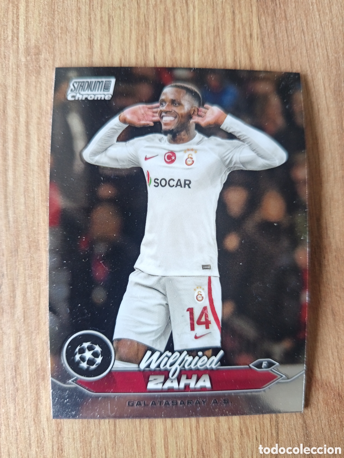 Cromos de Futebol: 34 WILFRIED ZAHA - GALATASARAY - TOPPS CHROME STADIUM CLUB - 2023 2024 23 24