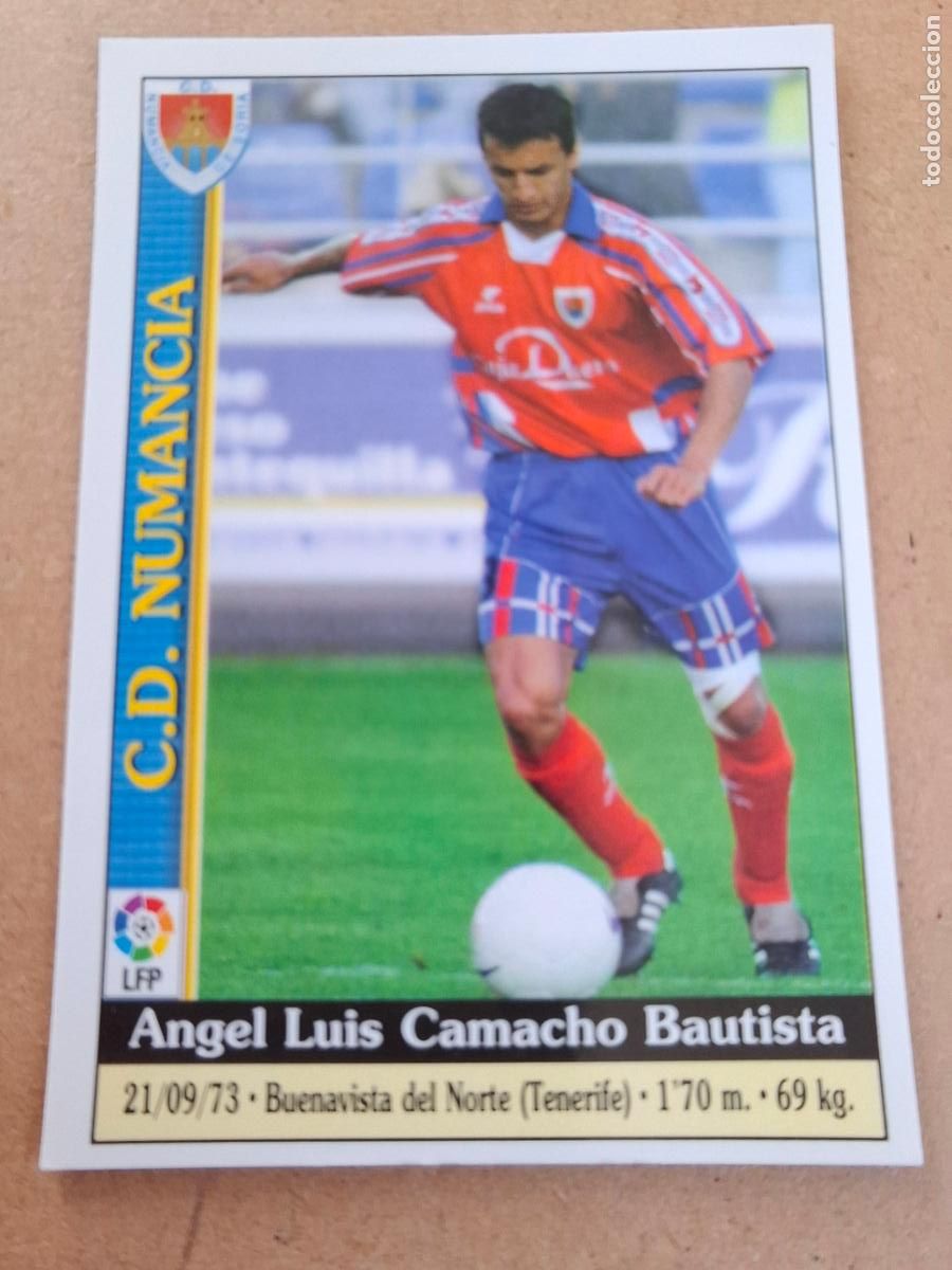 Cromos de f&uacute;tbol: MUNDICROMO 1999 2000 99 00 - 321 &Aacute;NGEL LUIS ( BAJA ) - CD. NUMANCIA
