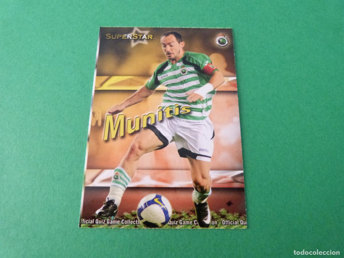 Cromos de f&uacute;tbol: TRADING CARD FUTBOL MUNITIS RACING DE SANTANDER N&ordm; 323 FICHAS LIGA MUNDICROMO 2009-2010/09-10
