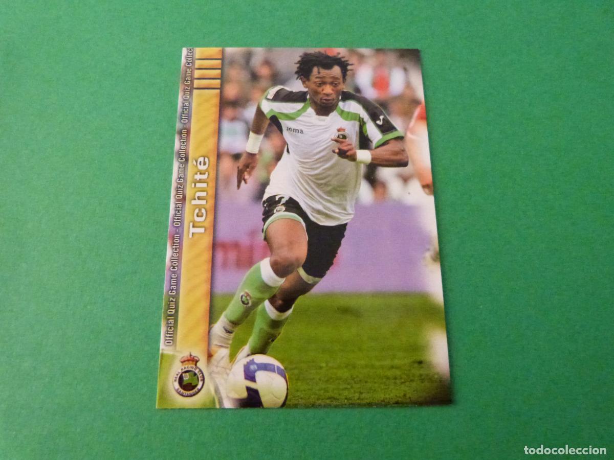 Cromos de f&uacute;tbol: TRADING CARD FUTBOL TCHIT&Eacute; RACING DE SANTANDER N&ordm; 317 FICHAS LIGA MUNDICROMO 2009-2010/09-10