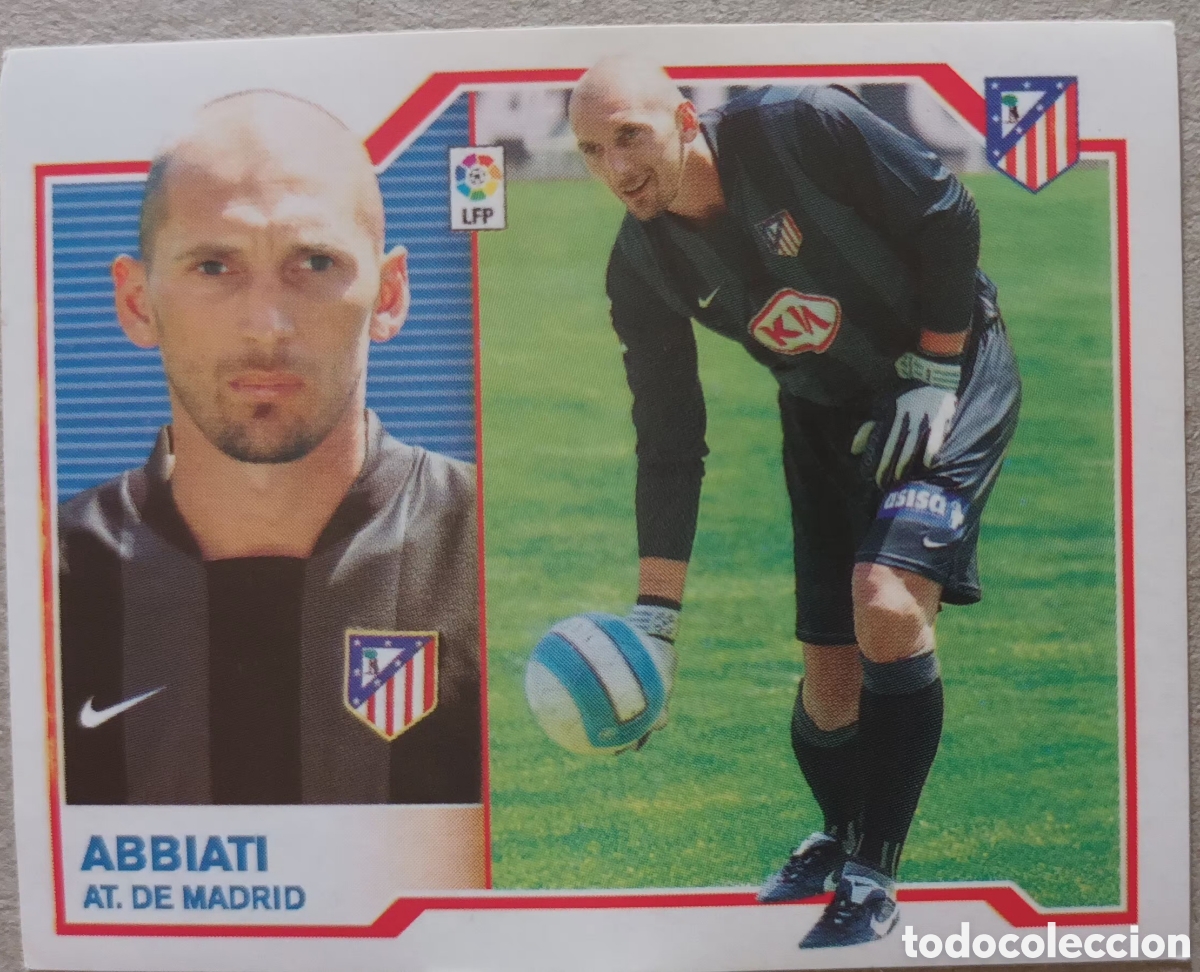 Cromos de f&uacute;tbol: CROMO DE ABBIATI. C. ATL&Eacute;TICO DE MADRID