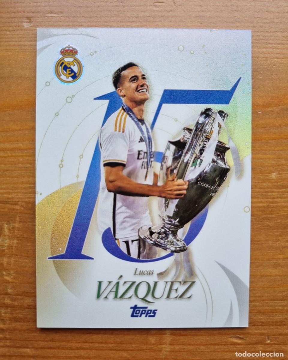 Fu&szlig;ball-Sticker: QU-13 LUCAS V&Aacute;ZQUEZ (Real Madrid CF) QUINDECENNIAL. Topps &rdquo;LOS BLANCOS&rdquo; 2025 2026 25 26