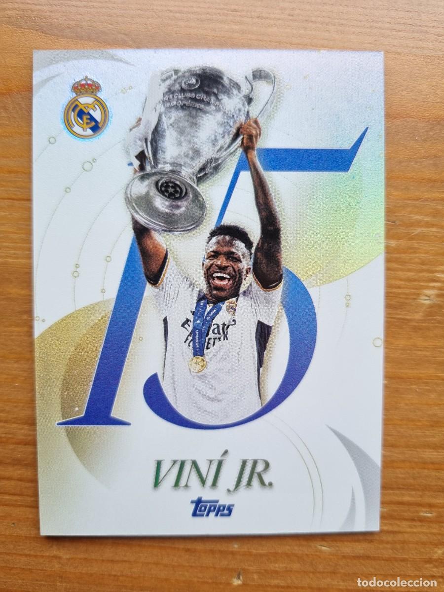 Fu&szlig;ball-Sticker: QU-32 VINI JR. (Real Madrid CF) QUINDECENNIAL. Topps &rdquo;LOS BLANCOS&rdquo; 2025 2026 25 26