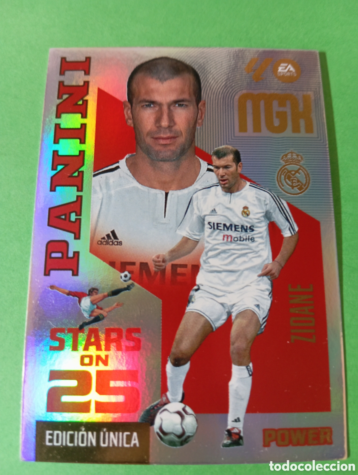 Fu&szlig;ball-Sticker: Zidane Real Madrid STARS ON 25 n&deg;430P / PANINI MEGACRACKS 2026/2027