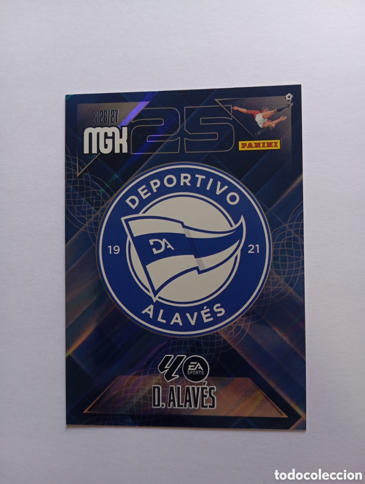 Fu&szlig;ball-Sticker: 19 ESCUDO DEPORTIVO ALAV&Eacute;S PANINI MEGACRACKS 26 27