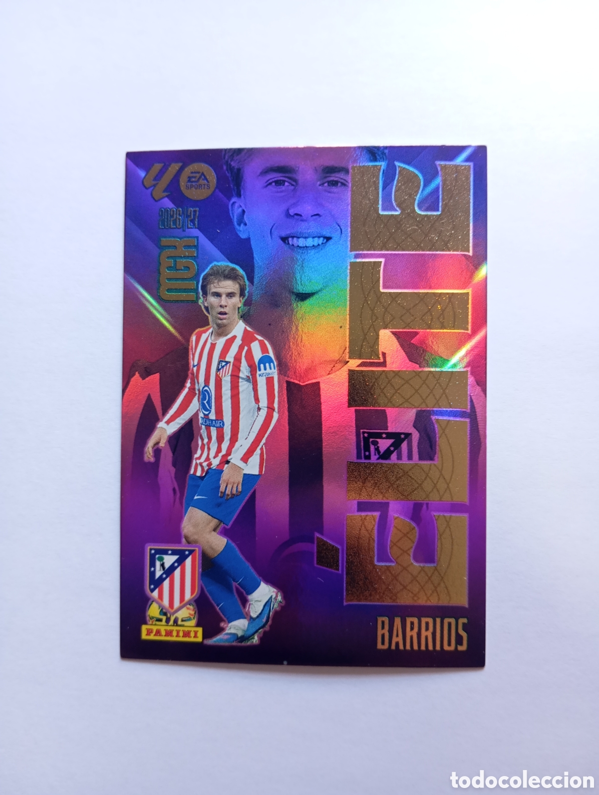 Fu&szlig;ball-Sticker: 1 BARRIOS ELITE PANINI MEGACRACKS 26 27