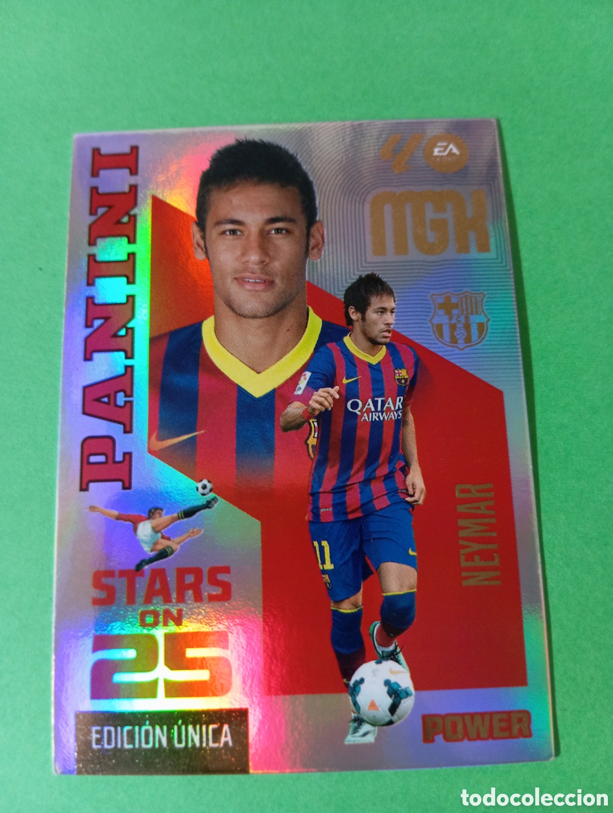Cromos de f&uacute;tbol: Neymar Barcelona STARS ON 25 n&deg;446 / PANINI MEGACRACKS 2026/2027