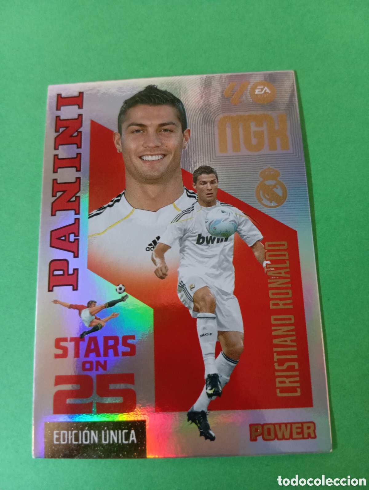 Cromos de f&uacute;tbol: Cristiano Ronaldo Real Madrid STARS ON 25 n&deg;442P / PANINI MEGACRACKS 2026/2027