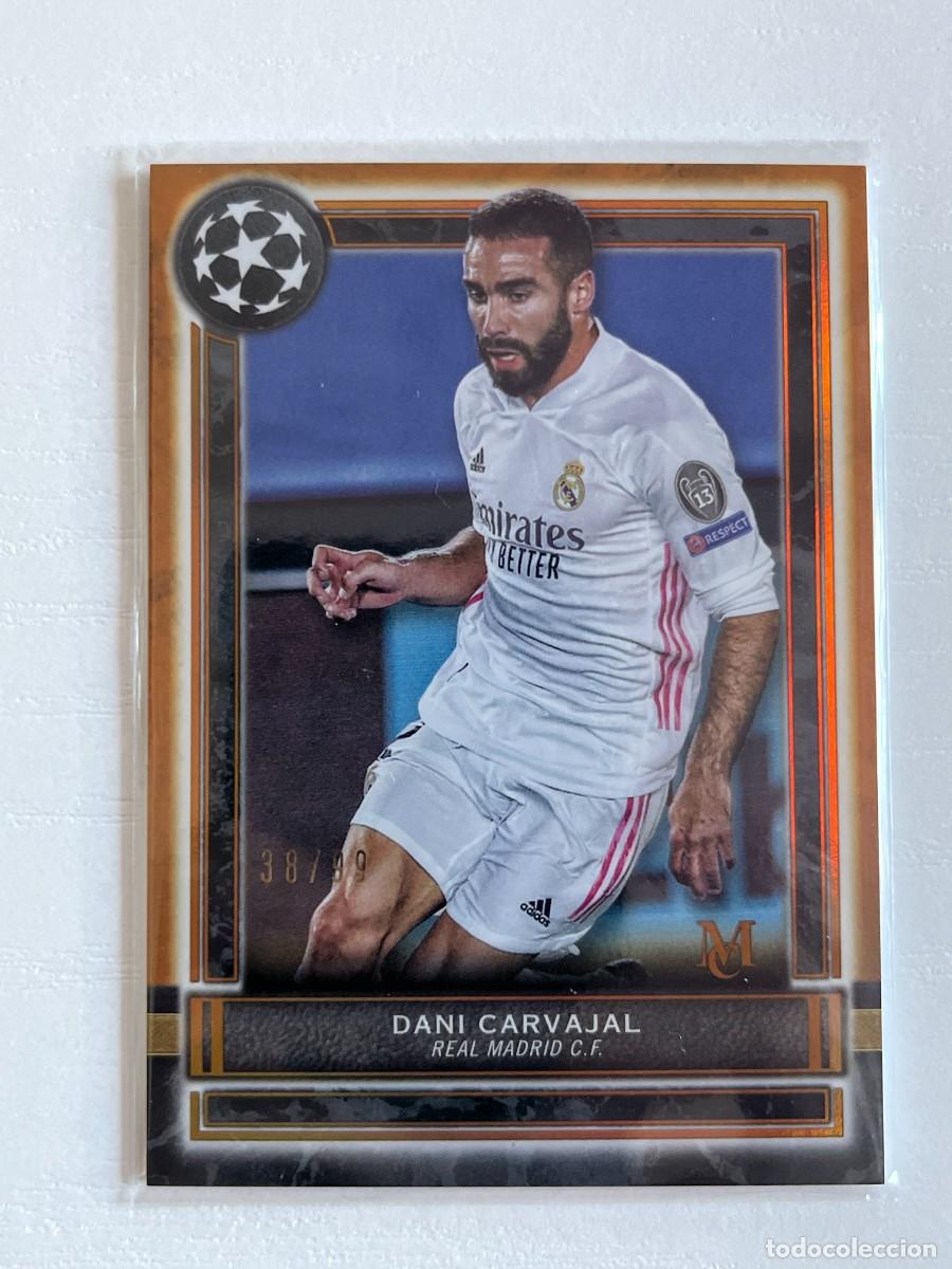 Figurine di Calcio: REAL MADRID Dani Carvajal 2020-21 Topps Museum Collection UCL - Copper Parallel 38/99