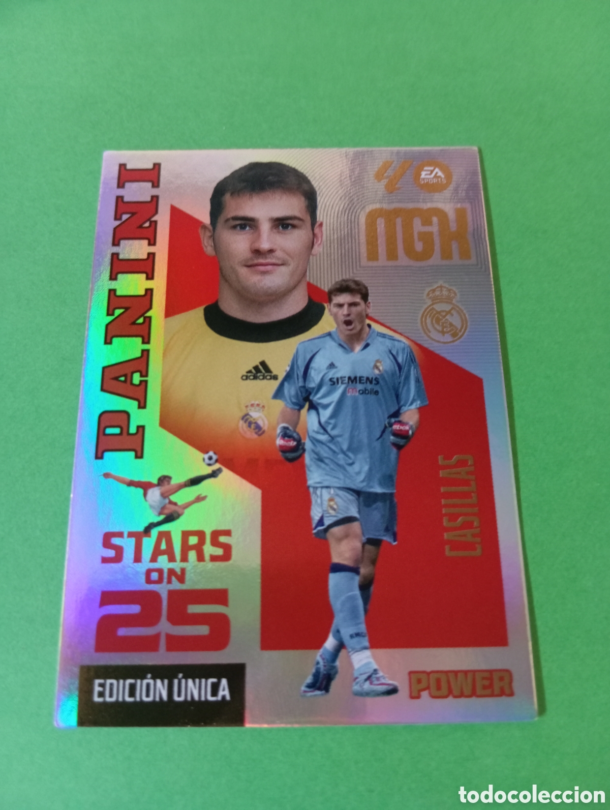Cromos de f&uacute;tbol: Casillas Real Madrid STARS ON 25 n&deg;428P / PANINI MEGACRACKS 2026/2027