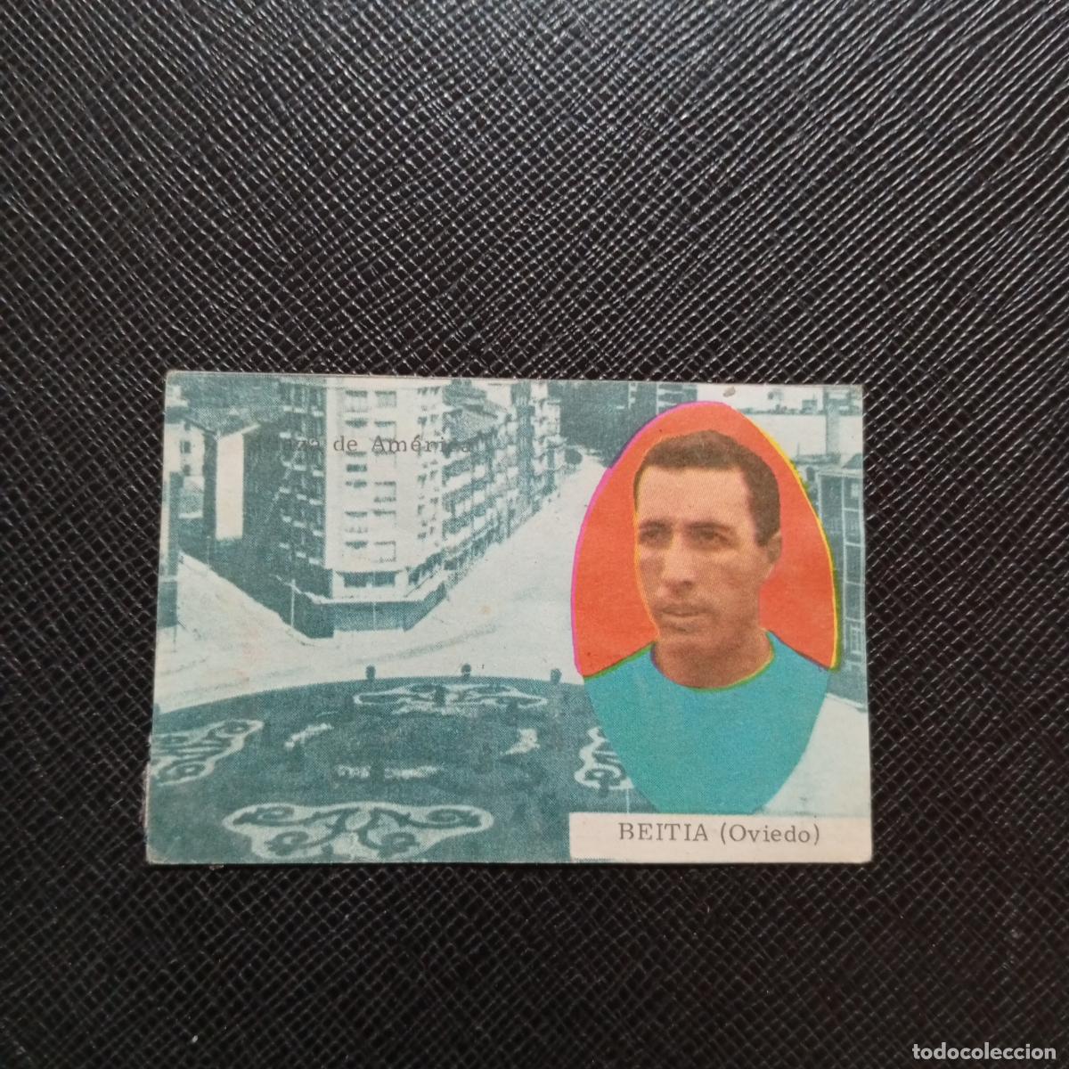 Fu&szlig;ball-Sticker: BEITIA OVIEDO FHER 1963 1964 CROMO FUTBOL 63 64 LIGA - DESPEGADO - A139 PG235