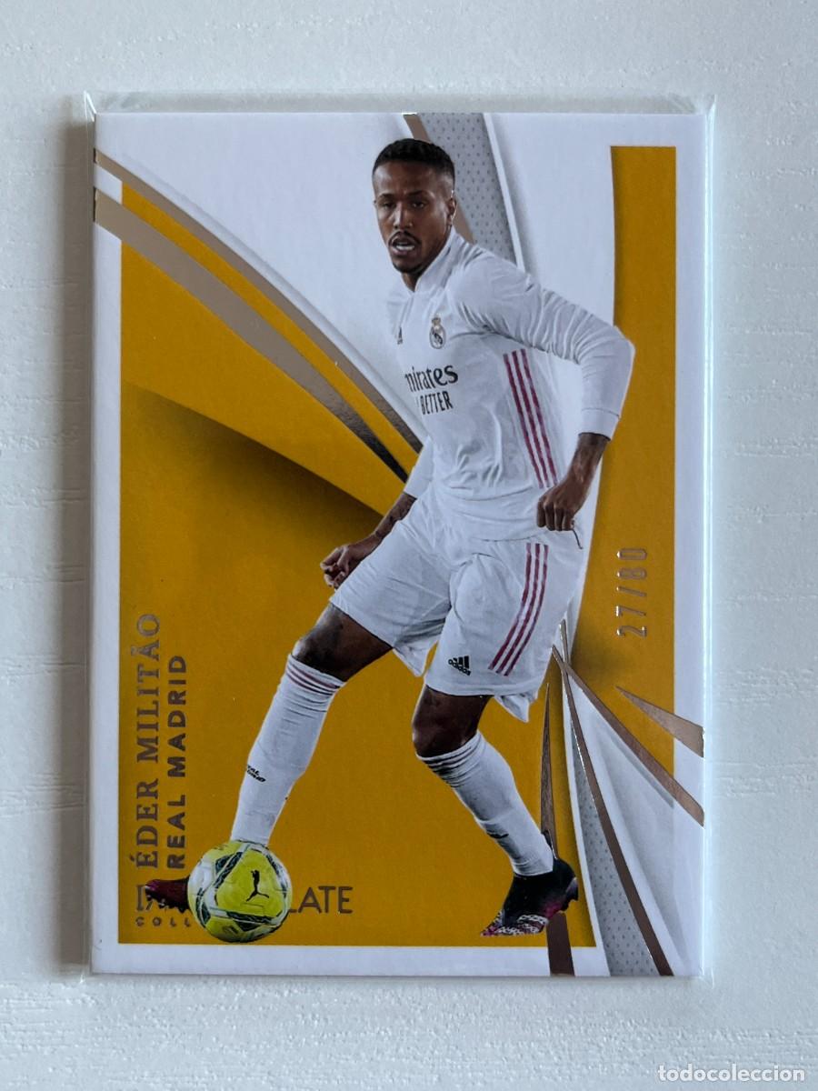 Cromos de f&uacute;tbol: REAL MADRID Eder Militao 2021 Panini Immaculate Collection Soccer - Base Parallel 27/80