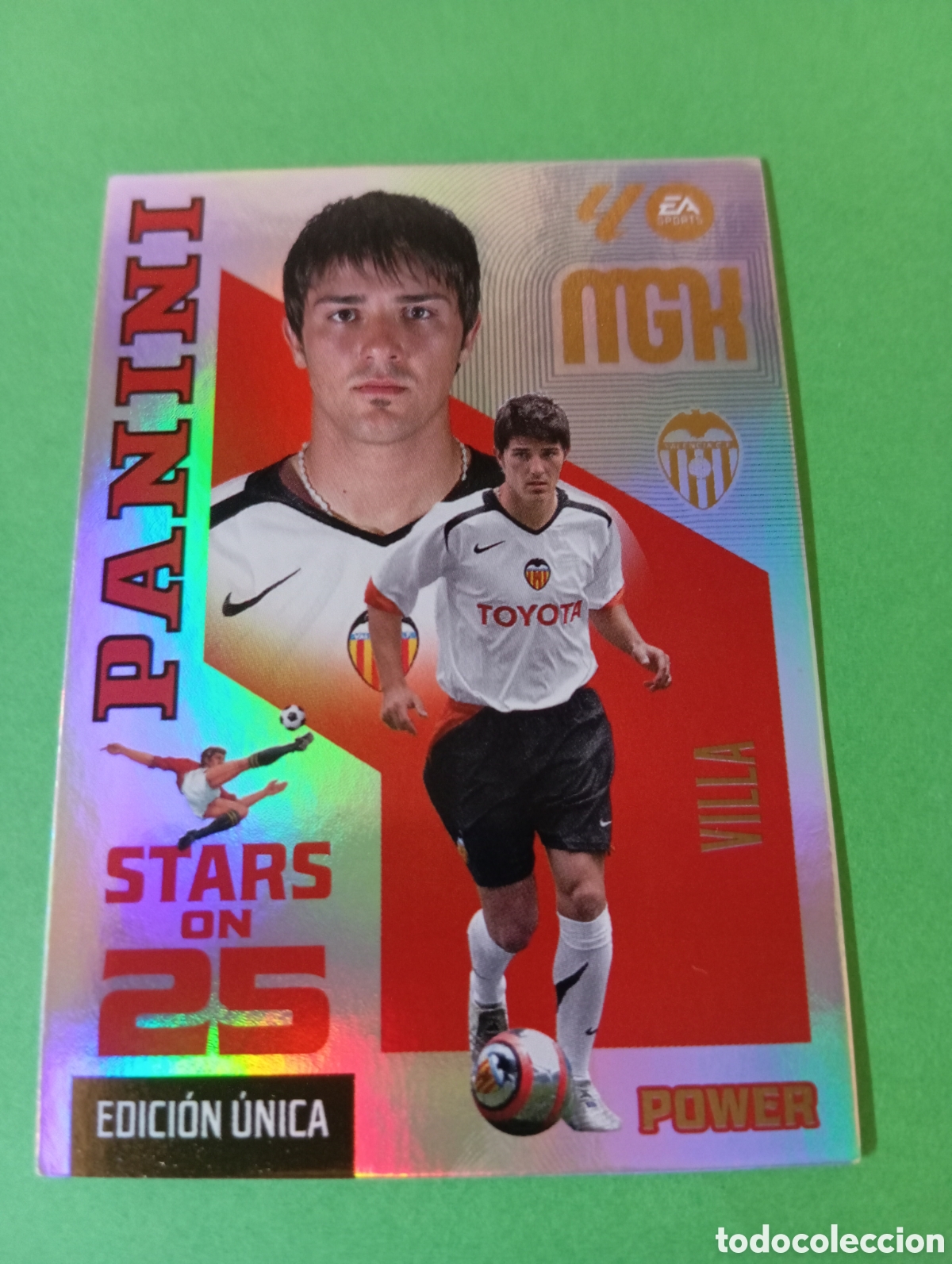 Cromos de f&uacute;tbol: Villa Valencia STARS ON 25 n&deg;435P / PANINI MEGACRACKS 2026/2027