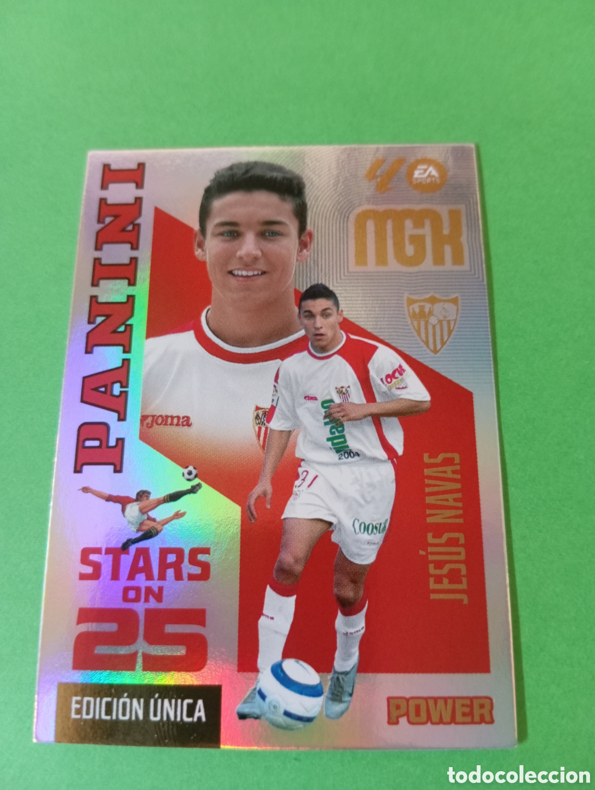 Cromos de f&uacute;tbol: Jes&uacute;s Navas Sevilla STARS ON 25 n&deg;437P / PANINI MEGACRACKS 2026/2027