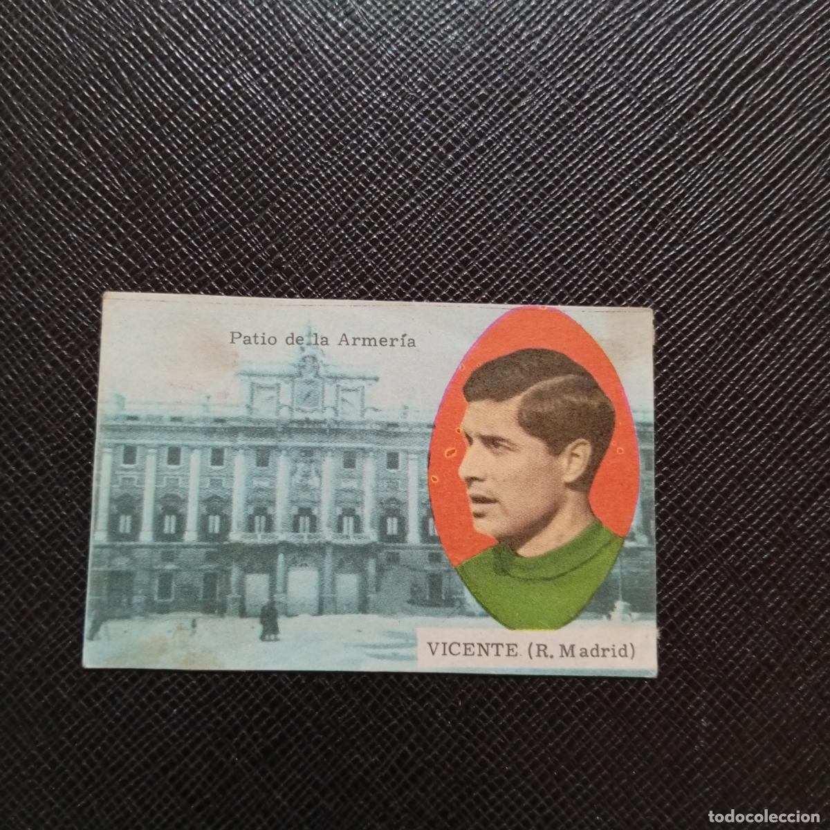Cromos de f&uacute;tbol: VICENTE REAL MADRID FHER 1963 1964 CROMO FUTBOL 63 64 LIGA - DESPEGADO - A139 PG253