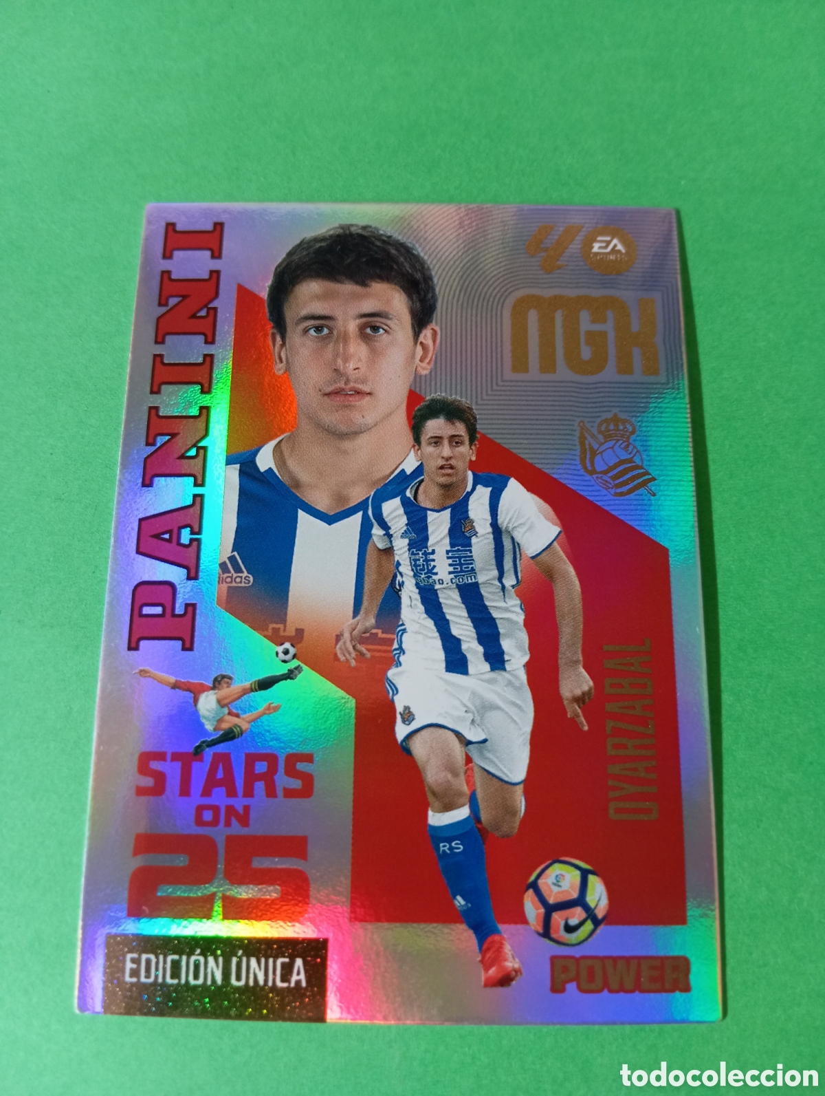 Cromos de f&uacute;tbol: Oyarzabal Real Sociedad STARS ON 25 n&deg;448P / PANINI MEGACRACKS 2026/2027