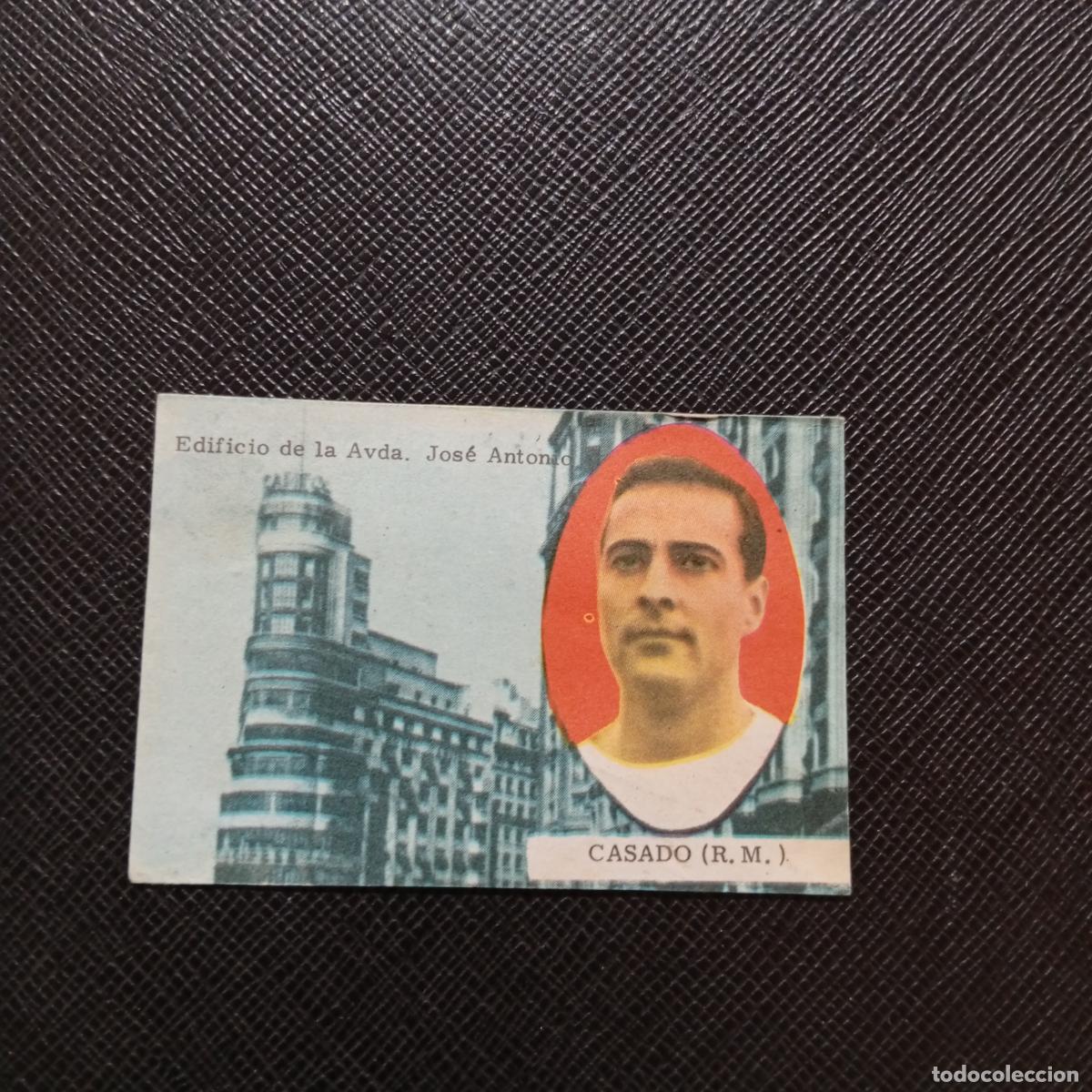 Cromos de f&uacute;tbol: CASADO REAL MADRID FHER 1963 1964 CROMO FUTBOL 63 64 LIGA - DESPEGADO - A139 PG253
