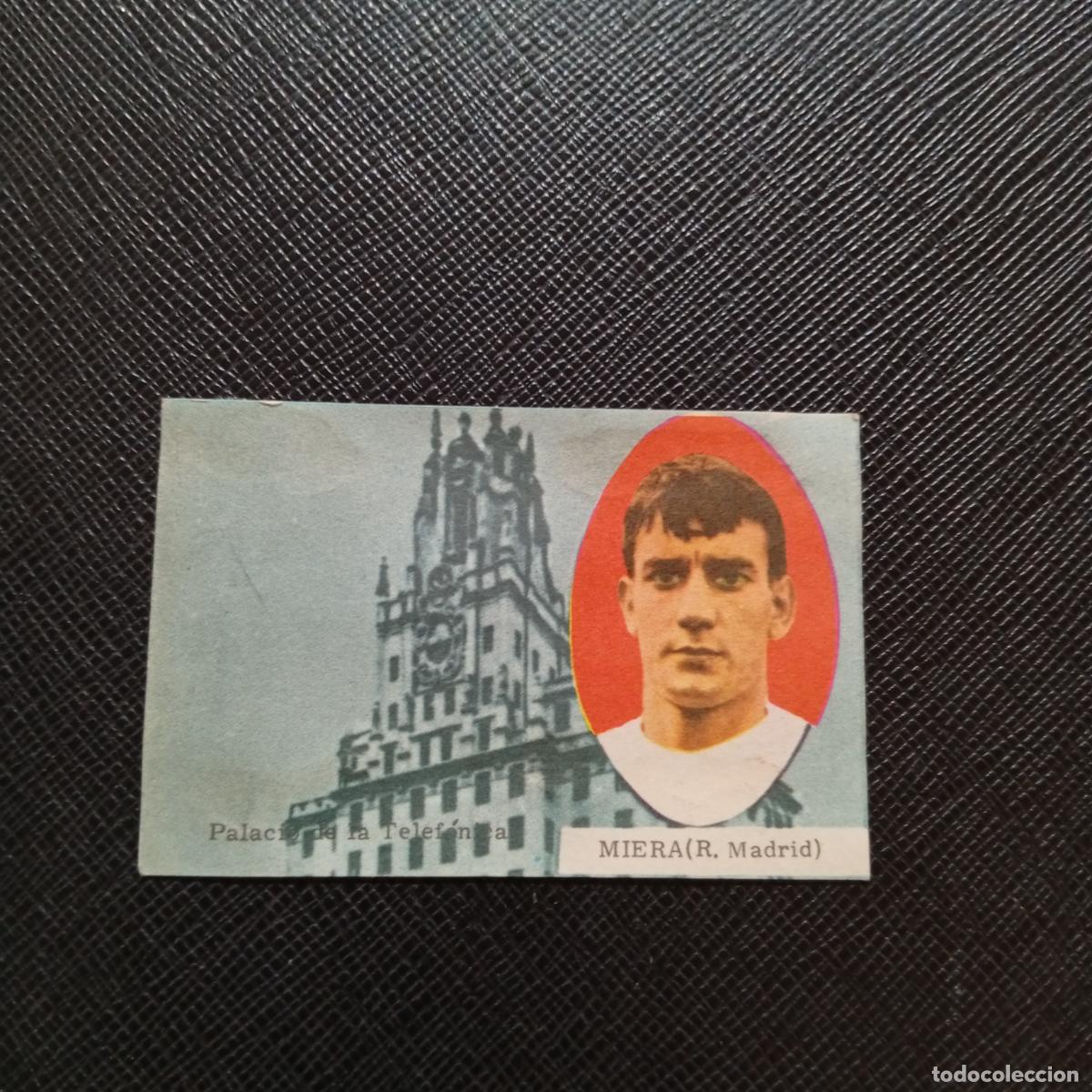 Cromos de f&uacute;tbol: MIERA REAL MADRID FHER 1963 1964 CROMO FUTBOL 63 64 LIGA - DESPEGADO - A139 PG253