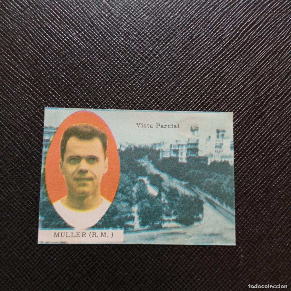Cromos de f&uacute;tbol: MULLER REAL MADRID FHER 1963 1964 CROMO FUTBOL 63 64 LIGA - DESPEGADO - A139 PG262