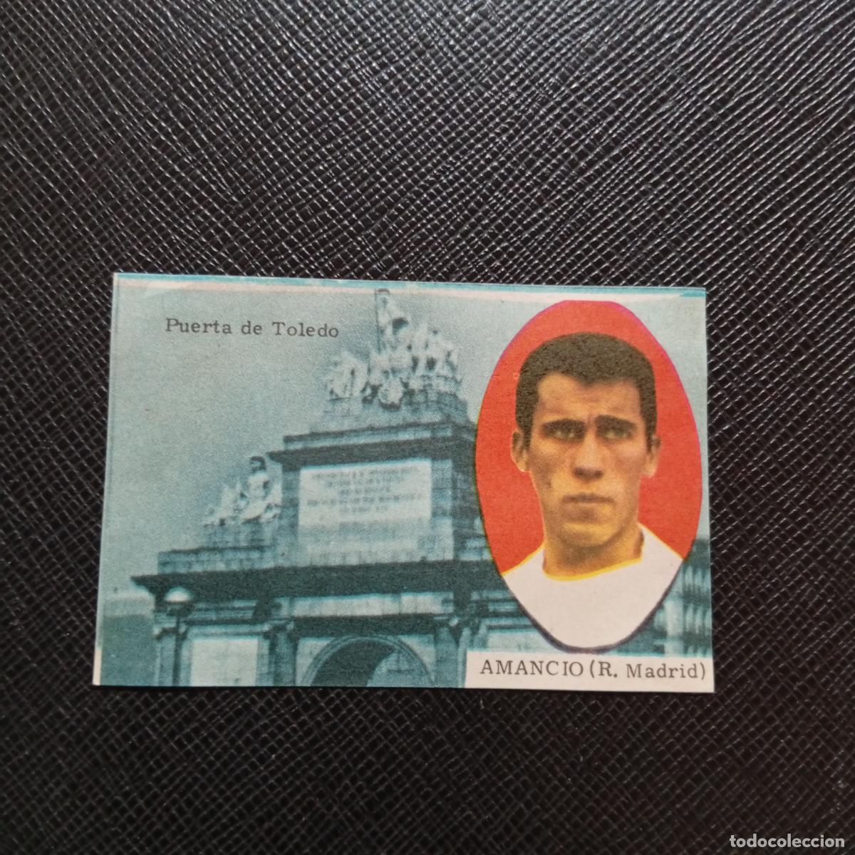 Cromos de f&uacute;tbol: AMANCIO REAL MADRID FHER 1963 1964 CROMO FUTBOL 63 64 LIGA - DESPEGADO - A139 PG271