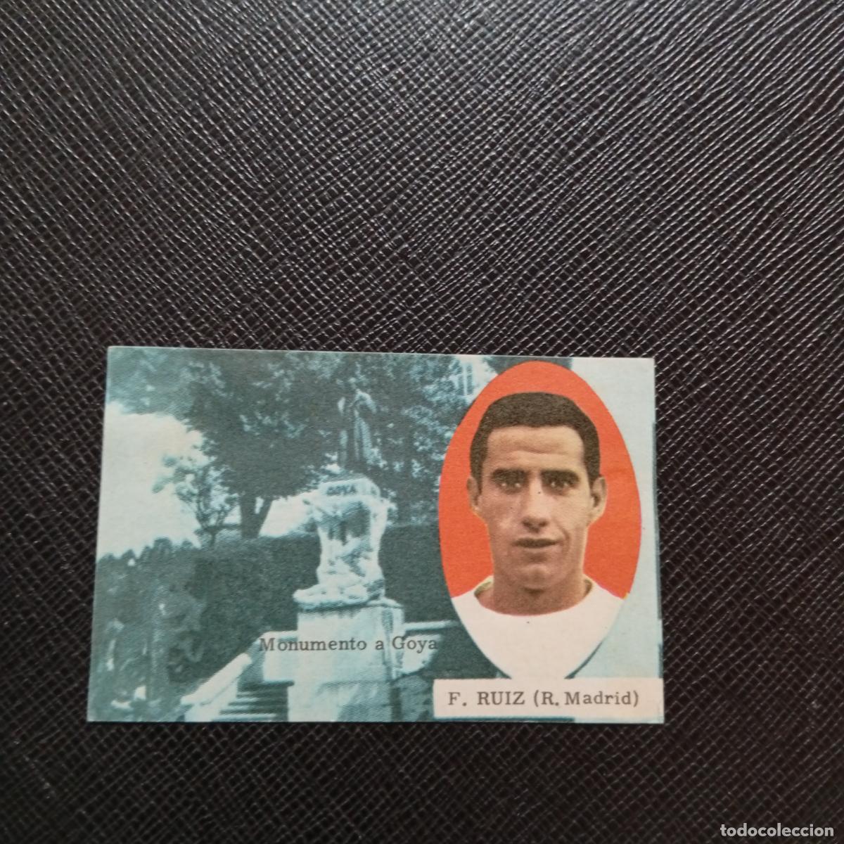 Cromos de f&uacute;tbol: F RUIZ REAL MADRID FHER 1963 1964 CROMO FUTBOL 63 64 LIGA - DESPEGADO - A139 PG271