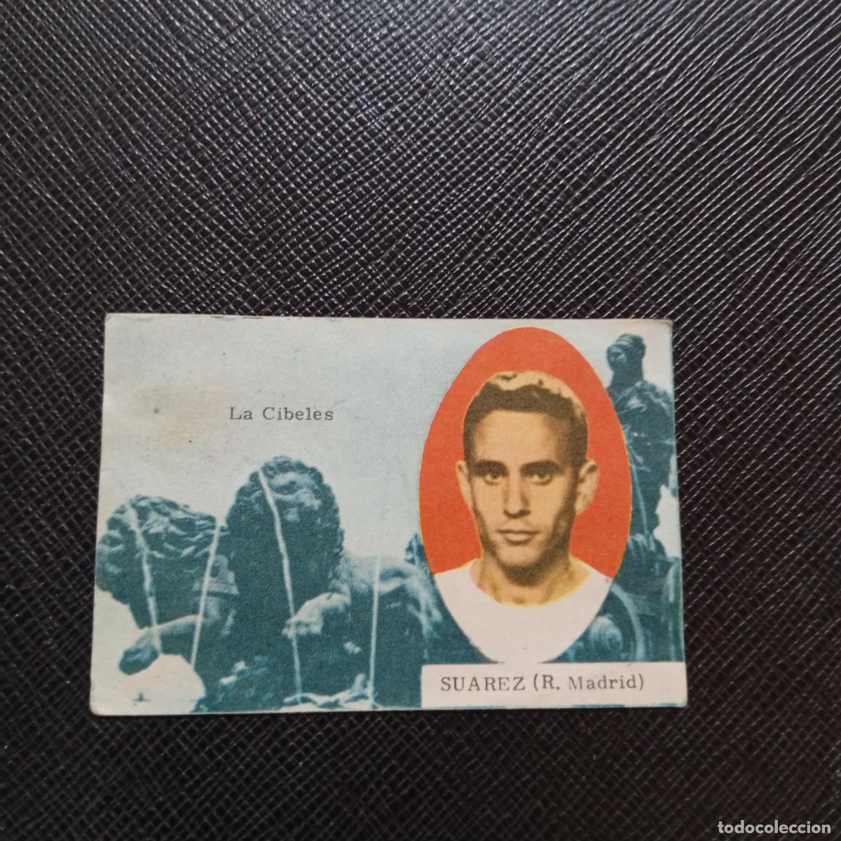 Cromos de f&uacute;tbol: SUAREZ REAL MADRID FHER 1963 1964 CROMO FUTBOL 63 64 LIGA - DESPEGADO - A139 PG289