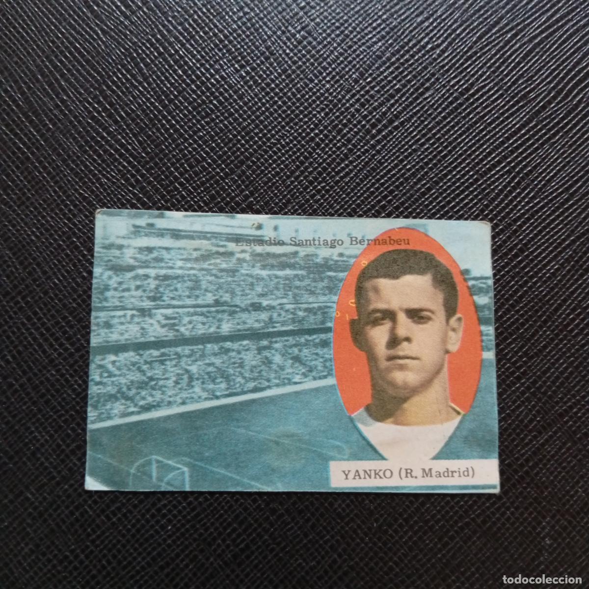 Cromos de f&uacute;tbol: YANKO REAL MADRID FHER 1963 1964 CROMO FUTBOL 63 64 LIGA - DESPEGADO - A139 PG289