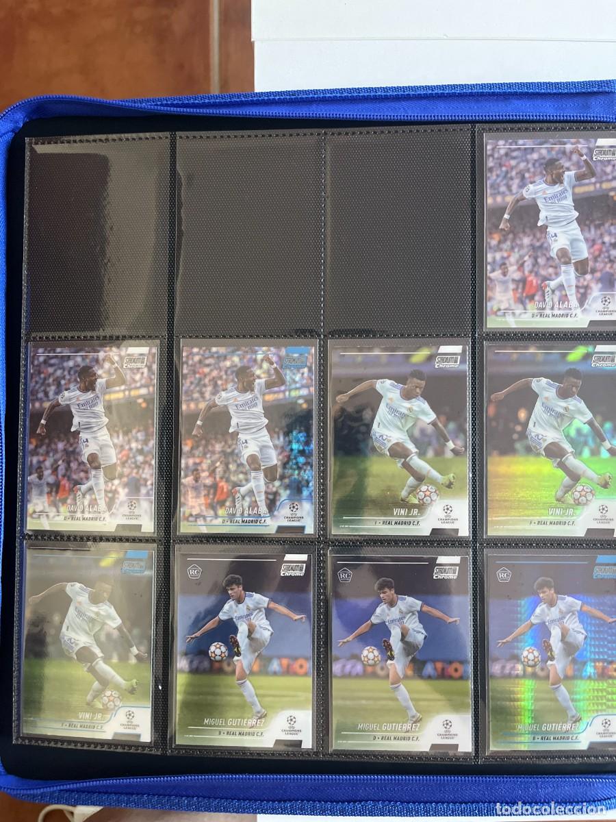 Cromos de Futebol: REAL MADRID Lote 23 Cartas 2021-22 Stadium Club Chrome UCL - Camavinga RC, Vini, Carlos /250