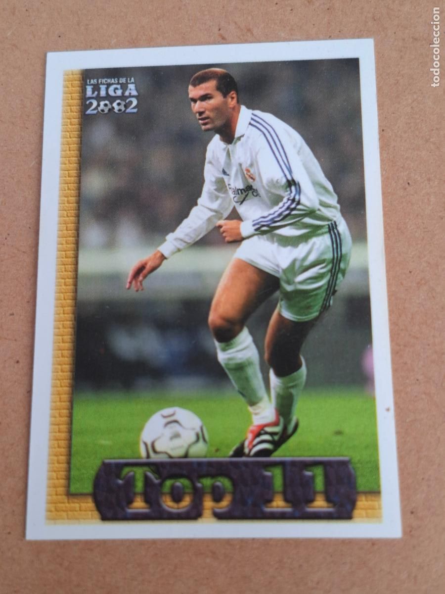 Cromos de f&uacute;tbol: MUNDICROMO 2001 2002 01 02 - 590 ZIDANE ( TOP 8 ) - REAL MADRID