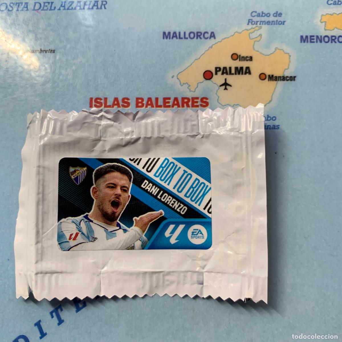 Cromos de f&uacute;tbol: Cromo chicle Box To Box Dani Lorenzo Del Malaga liga este 26-27 2026-2027