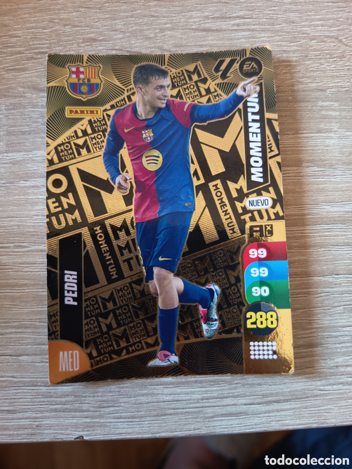 Football Stickers: PEDRI MOMENTUM 24/25