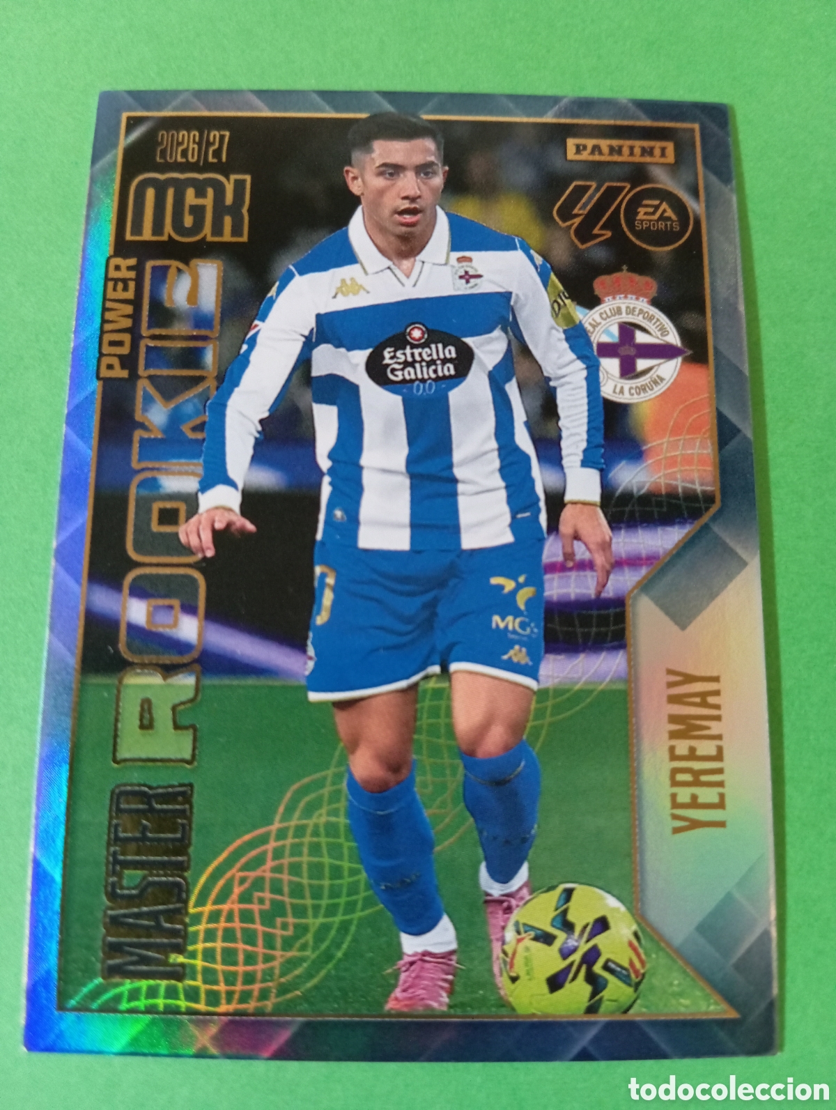 Cromos de f&uacute;tbol: Yeremay Deportivo de la Coru&ntilde;a MASTER ROOKIE POWER n&deg;423P / PANINI MEGACRACKS 2026/2027