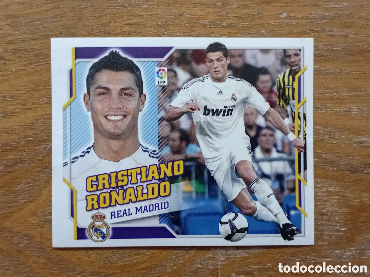 Cromos de f&uacute;tbol: Cromo Cristiano Ronaldo Liga BBVA 2010-2011