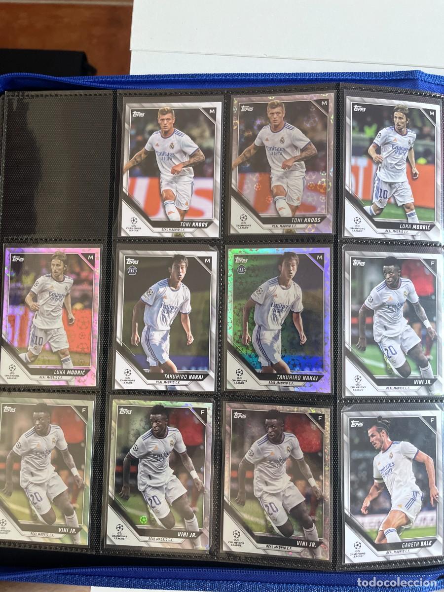 Football Stickers: REAL MADRID Lote 36 Cartas 2021-22 Topps UCL - Vini Jr /299, Camavinga RC, Modric, Starball