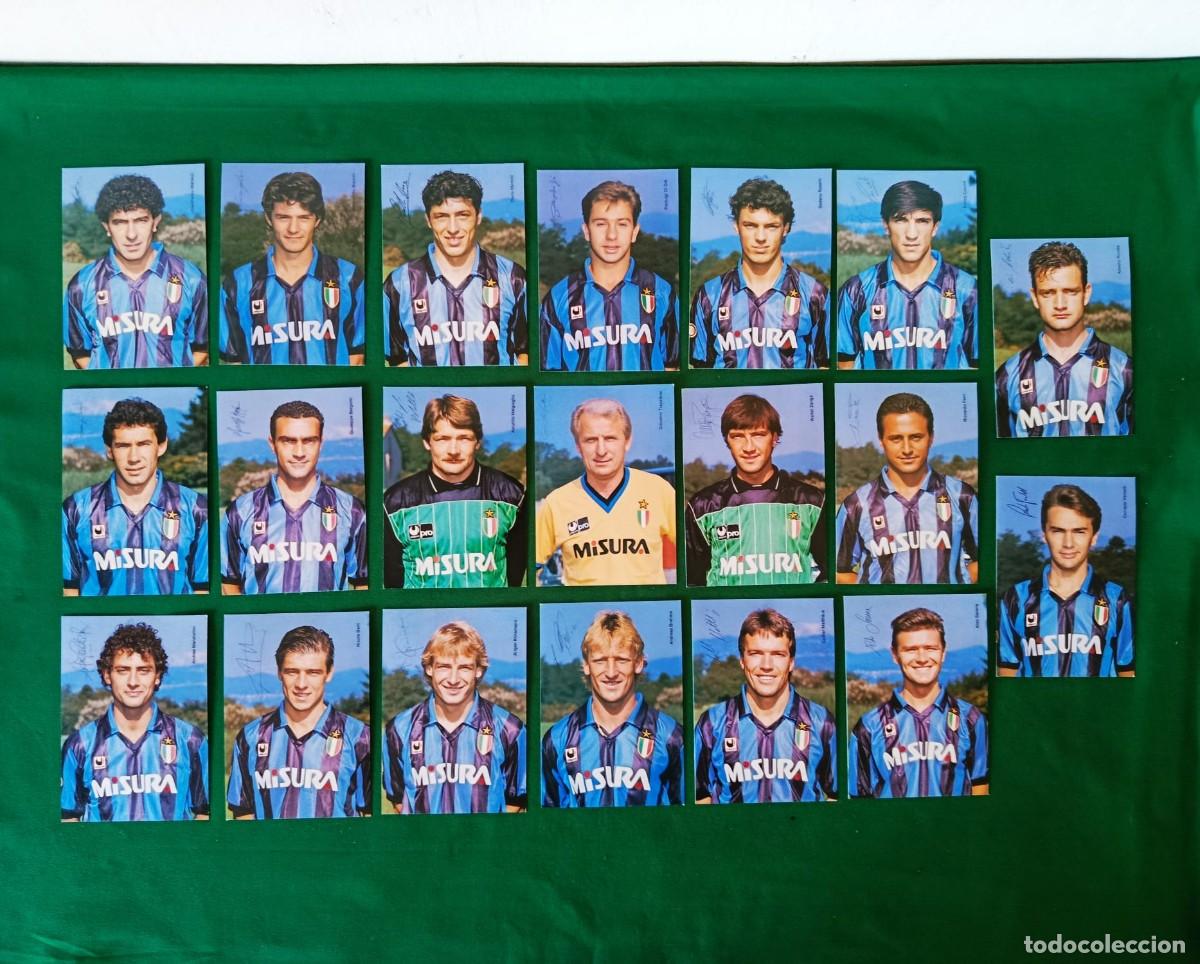 Figurine di Calcio: Internazionale FC de Milan 1989 1990 Cartoline Promozionali