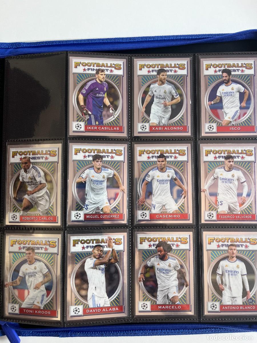 Figurine di Calcio: REAL MADRID Lote 15 Cartas 2022 Topps Finest Flashbacks UCL - Camavinga RC, Vini, Modric