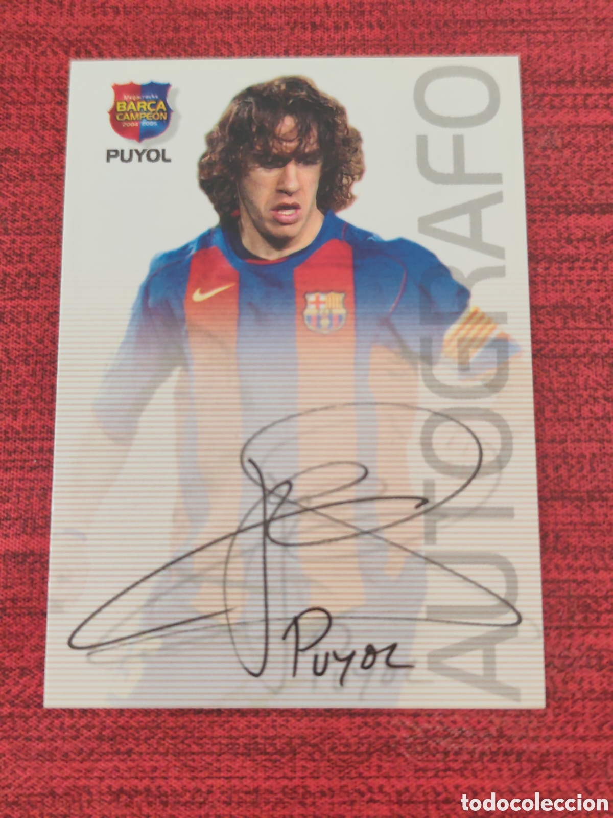 Figurine di Calcio: #71 PUYOL FC BARCELONA MEGACRACKS BAR&Ccedil;A CAMPE&Oacute;N 2004 2005