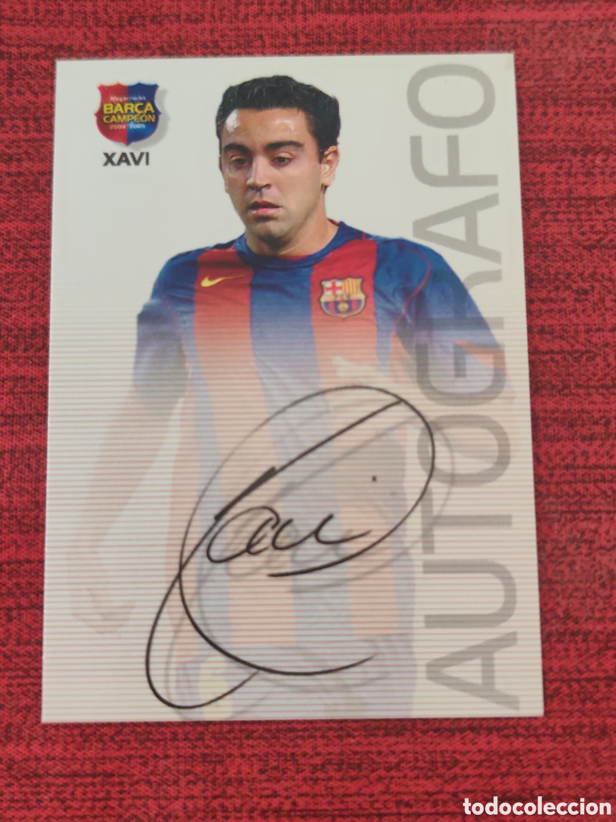 Figurine di Calcio: #72 XAVI FC BARCELONA MEGACRACKS BAR&Ccedil;A CAMPE&Oacute;N 2004 2005