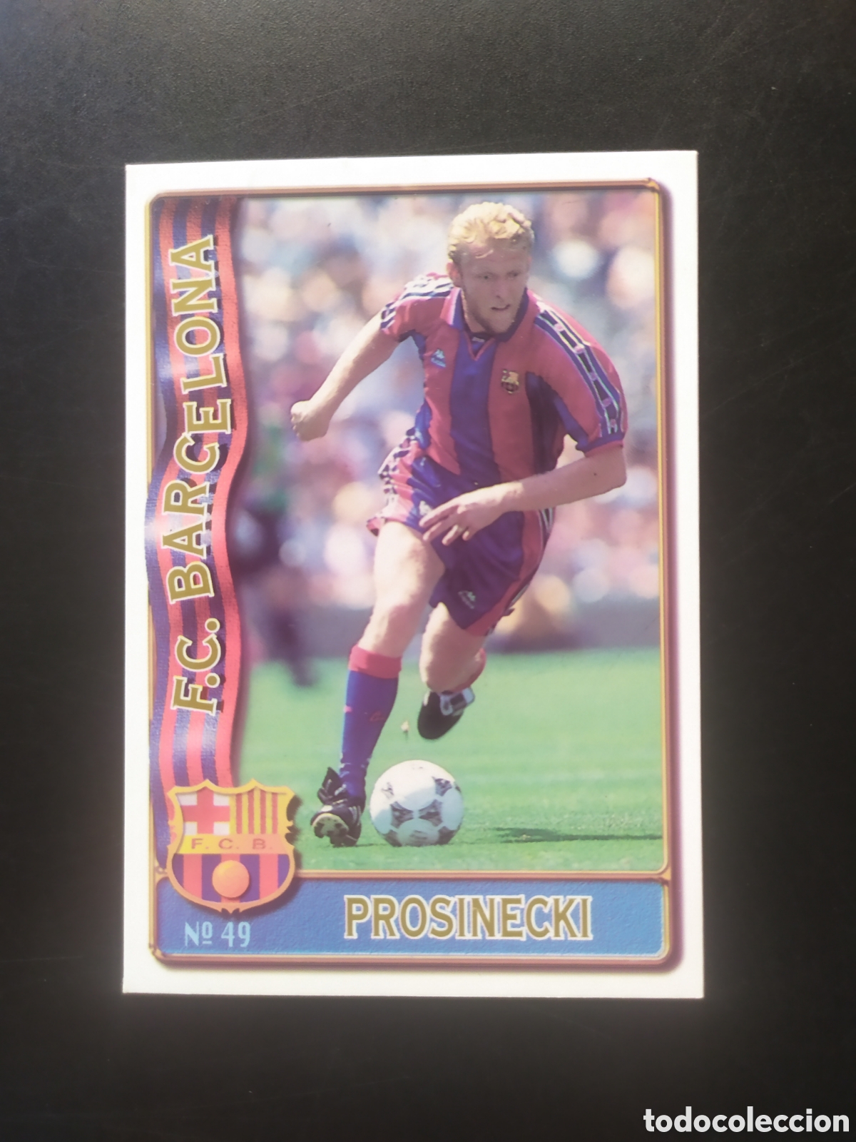 Cromos de f&uacute;tbol: Mundicromo fichas Liga 1996 1997 96 97 Prosinecki n&deg; 49 Barcelona