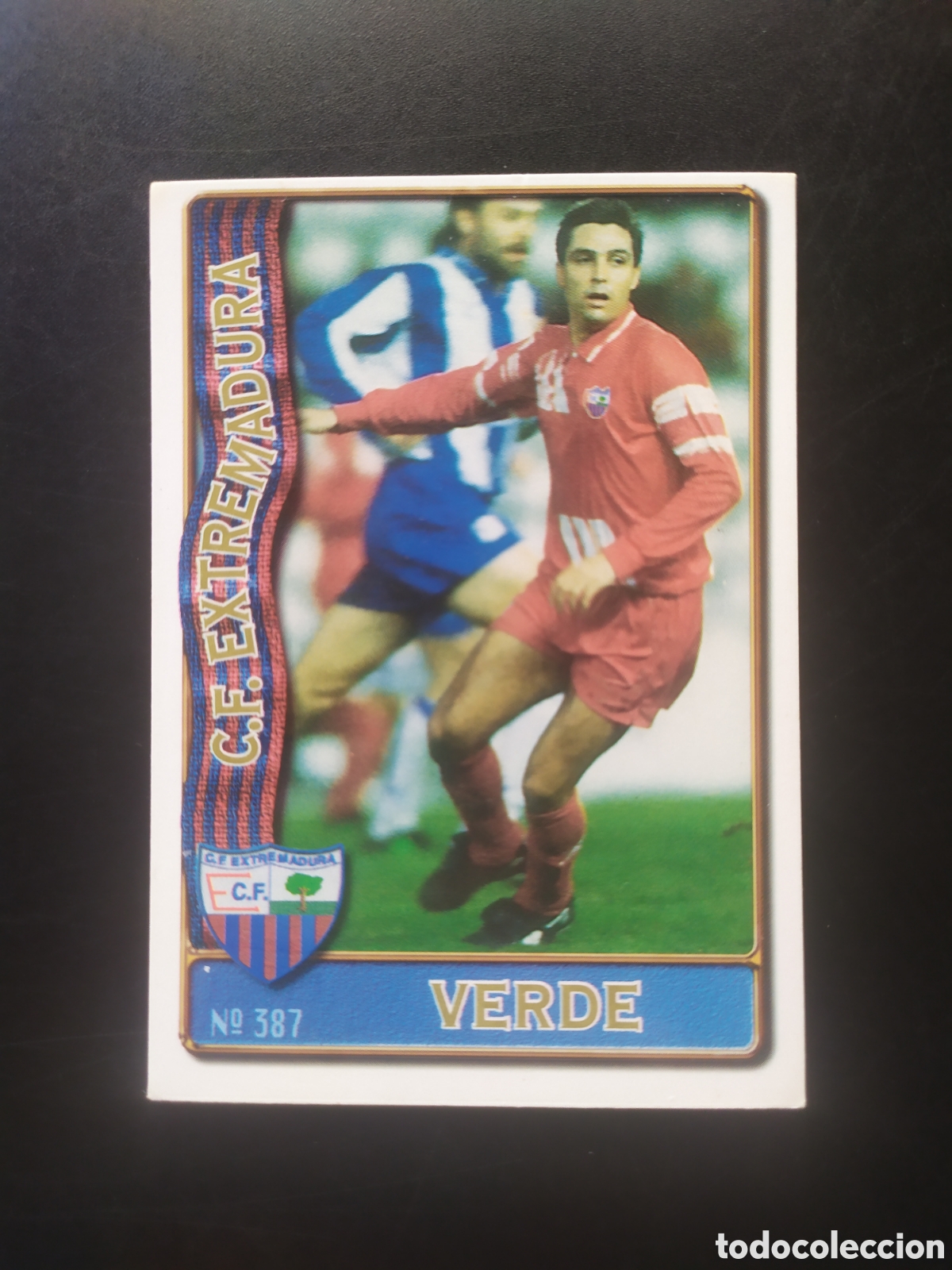 Football Stickers: Mundicromo fichas Liga 1996 1997 96 97 Verde n&deg; 387 Extremadura