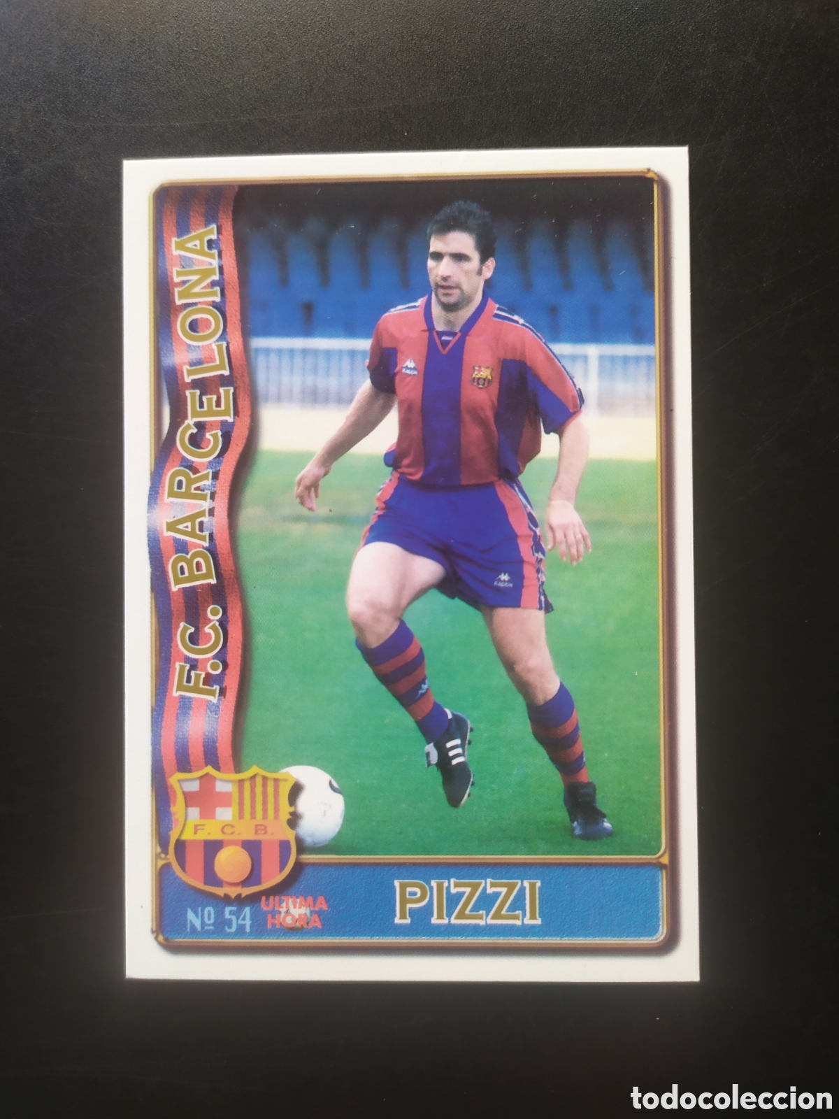 Football Stickers: Mundicromo fichas liga 1996 1997 96 97 Pizzi n&deg; 54 Barcelona