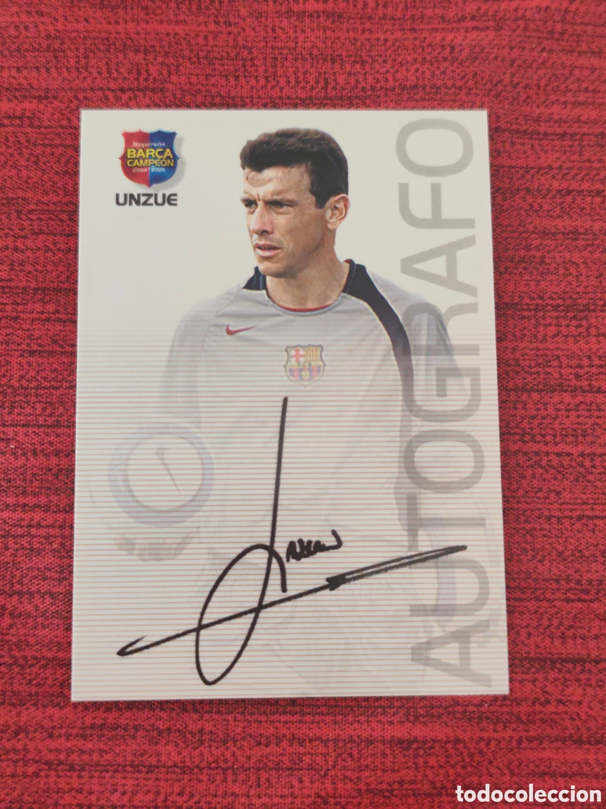 Cromos de f&uacute;tbol: #66 UNZUE FC BARCELONA MEGACRACKS BAR&Ccedil;A CAMPE&Oacute;N 2004 2005