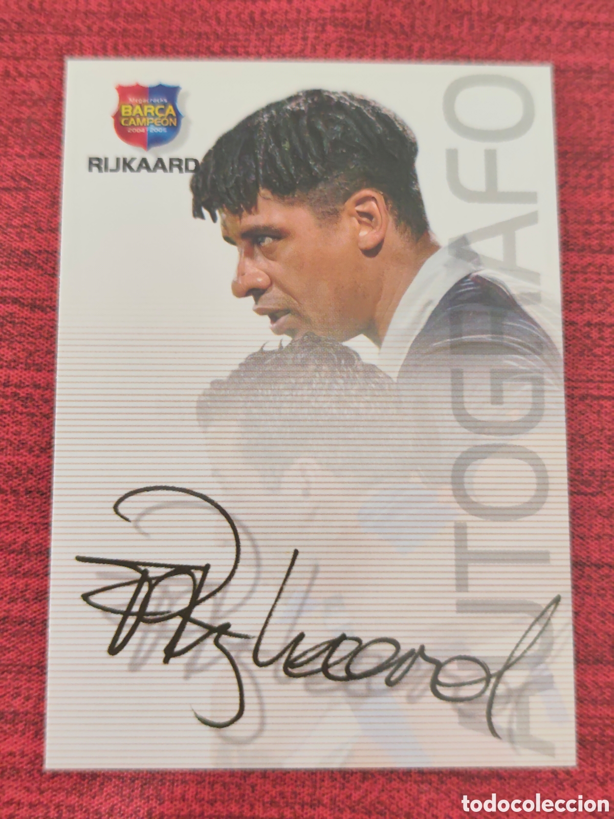 Cartes &agrave; collectionner de Football: #64 RIJKAARD FC BARCELONA MEGACRACKS BAR&Ccedil;A CAMPE&Oacute;N 2004 2005
