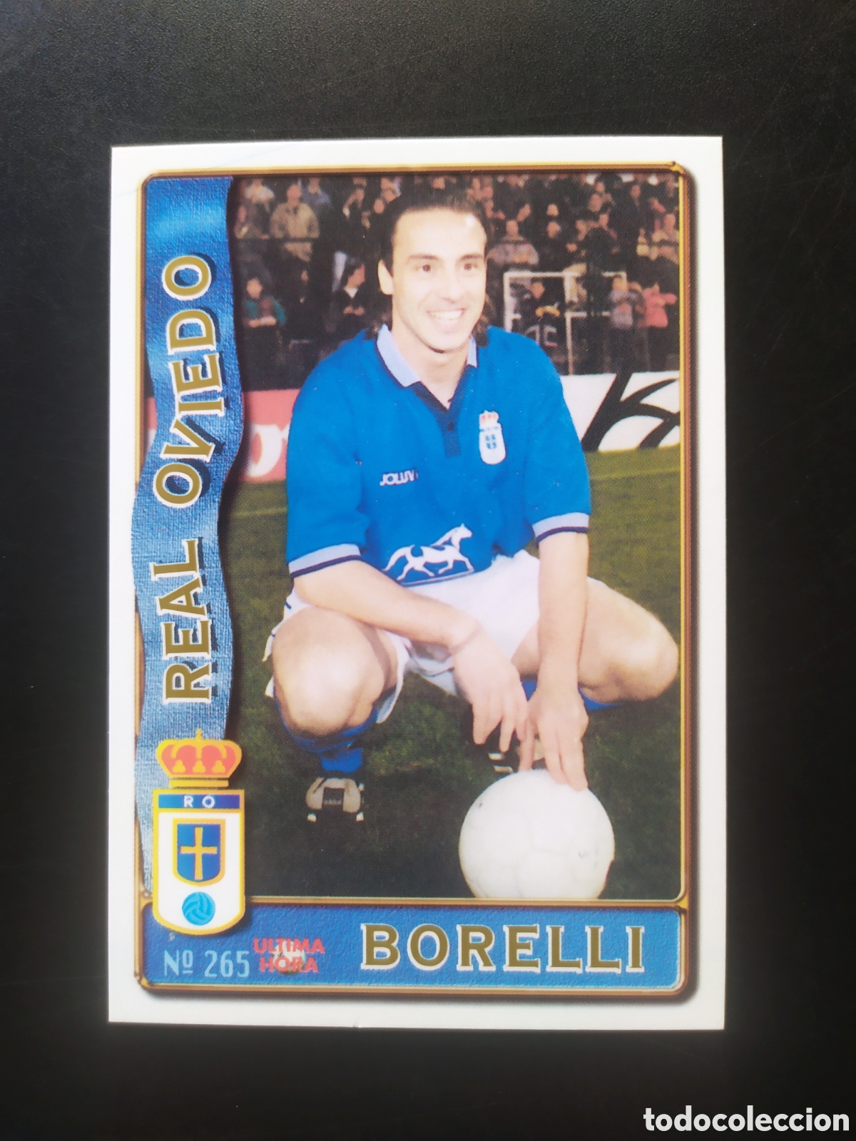 Cromos de f&uacute;tbol: Mundicromo fichas Liga 1996 1997 96 97 Borelli ultima hora n&deg; 265 Oviedo