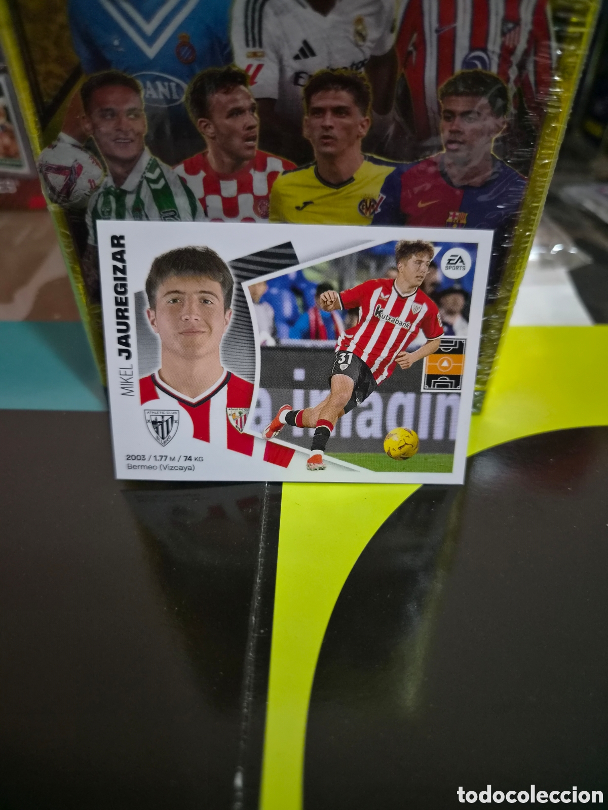 Cromos de f&uacute;tbol: N&deg;15Bis Athletic de Bilbao Jauregizar Liga Este 24/25